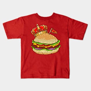 King of all burgers Kids T-Shirt